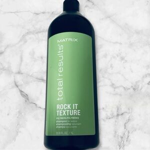 New Matrix Total Results Rock It Texture Shampoo 1 Liter Bottle